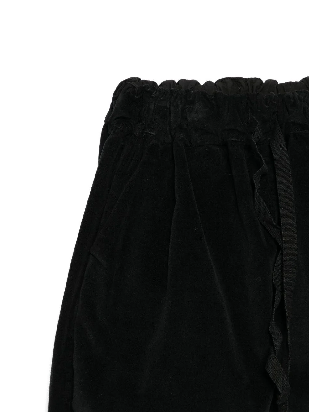Pantaloni per neonato Album di Famiglia Kids neri con polsini elasticizzati - Image 2