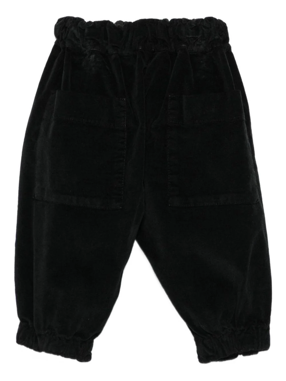 Pantaloni per neonato Album di Famiglia Kids neri con polsini elasticizzati - Image 3