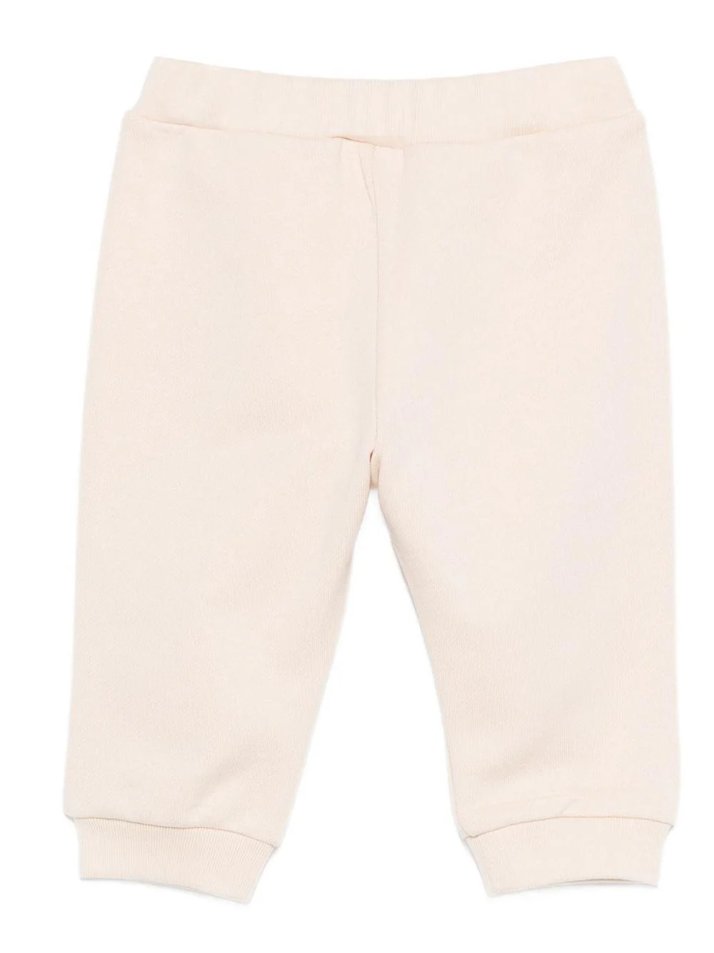 Pantaloni per neonato Fendi Kids beige con ricamo con logo - Image 3