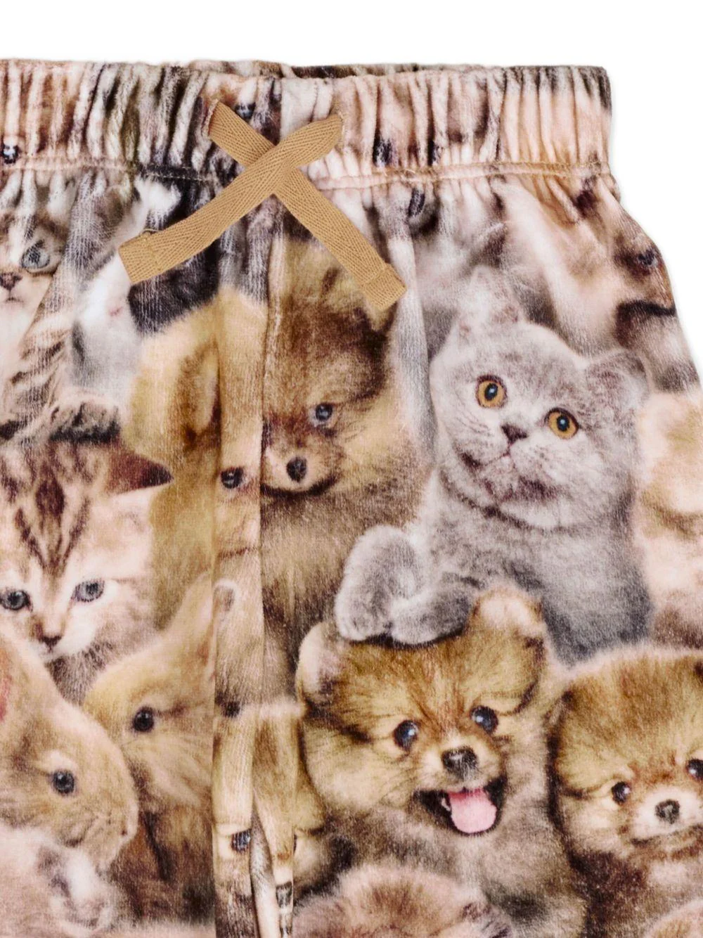Pantaloni per neonato Molo marrone con stampa con animali - Image 2