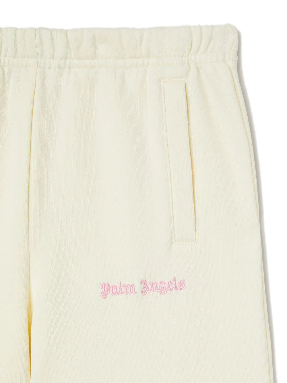 Pantaloni sportivi ampi per bambina Palm Angels Kids bianco con stampa - Image 3