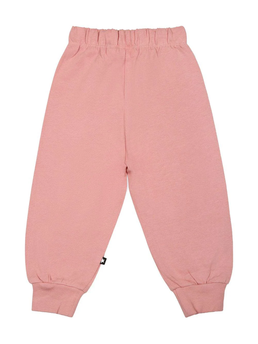 Pantaloni sportivi con stampa per neonata Molo rosa con orli alle caviglie - Image 2