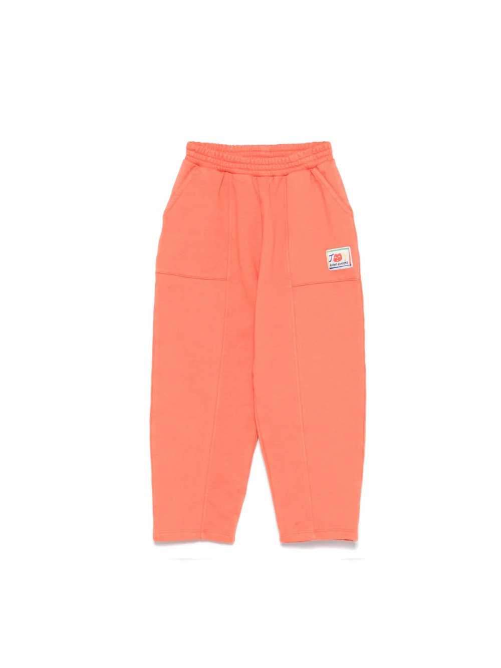 Pantaloni sportivi per bambina Bobo Choses Smiling arancione con vita elasticizzata