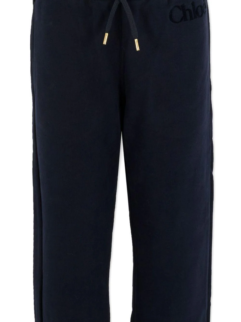 Pantaloni sportivi per bambina Chloé Kids blu con coulisse in vita - Image 3