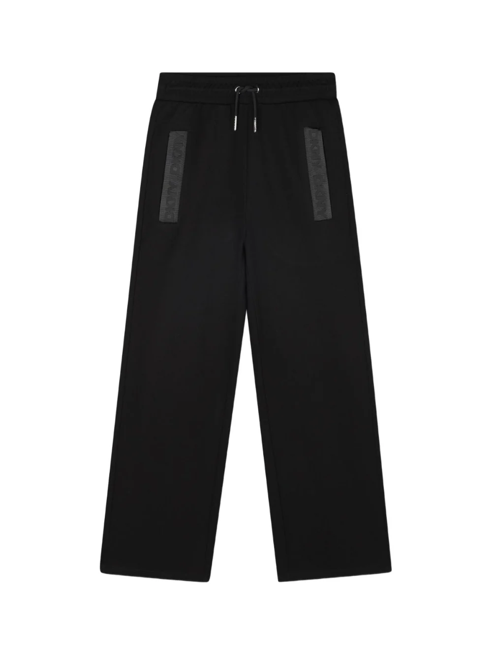 Pantaloni sportivi per bambina DKNY Kids neri con logo