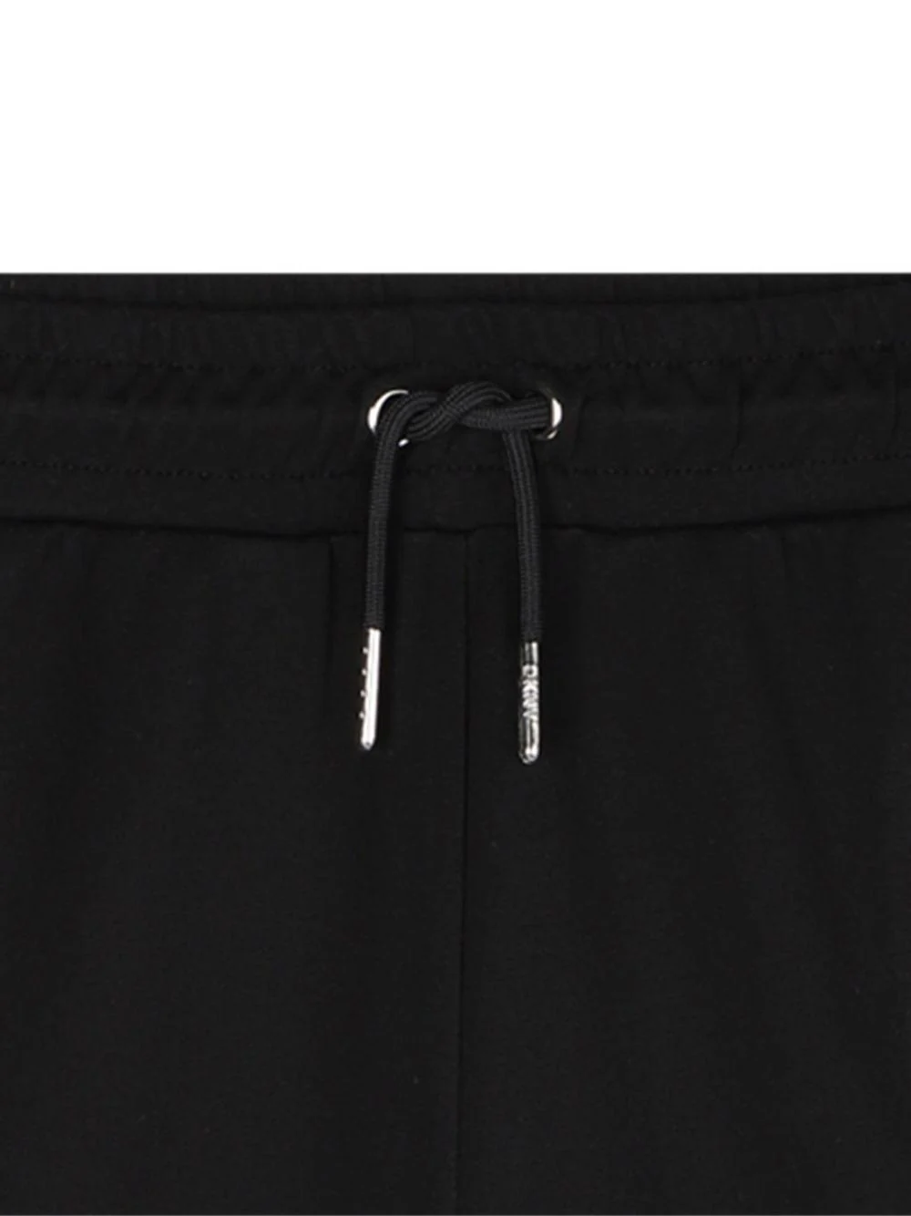 Pantaloni sportivi per bambina DKNY Kids neri con logo - Image 3