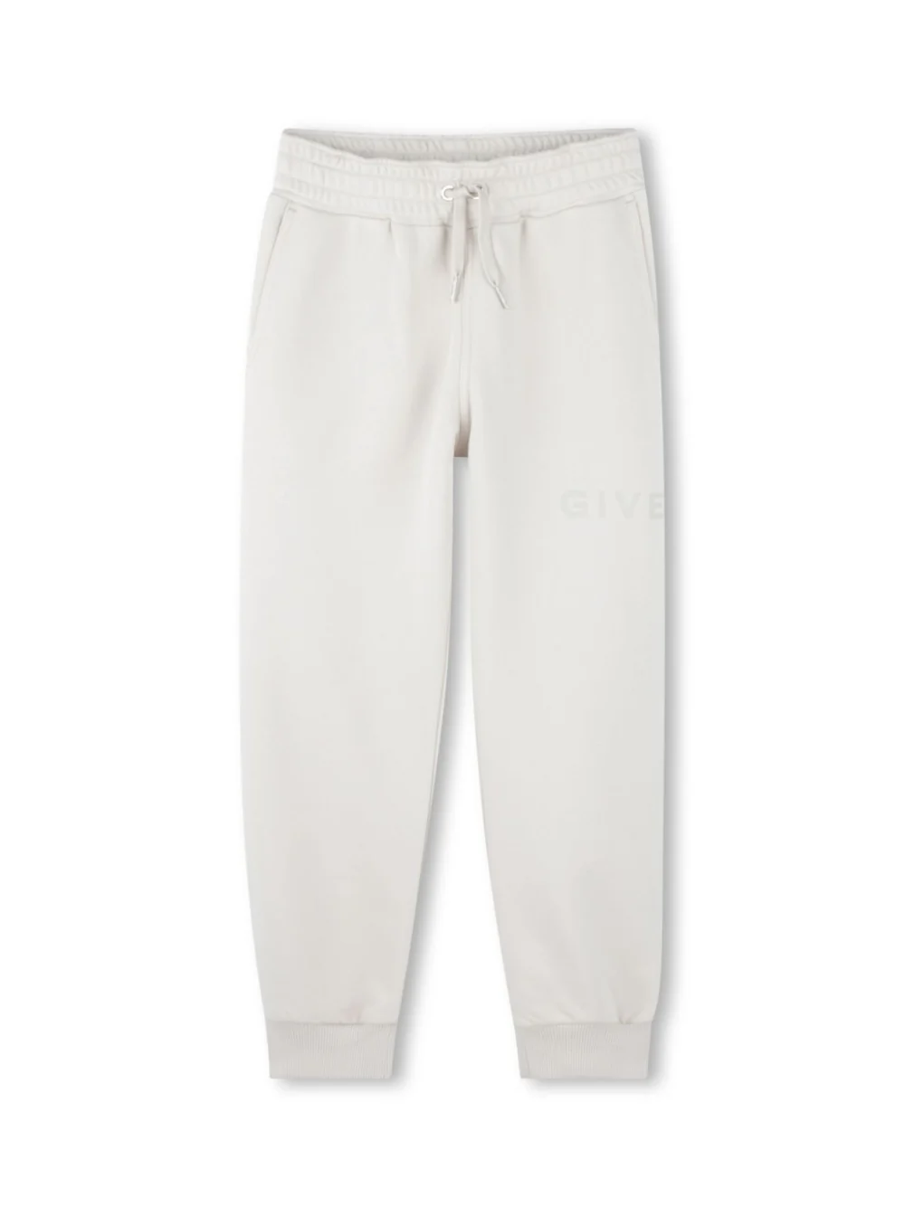 Pantaloni sportivi per bambina Givenchy Kids bianco con stampa con logo