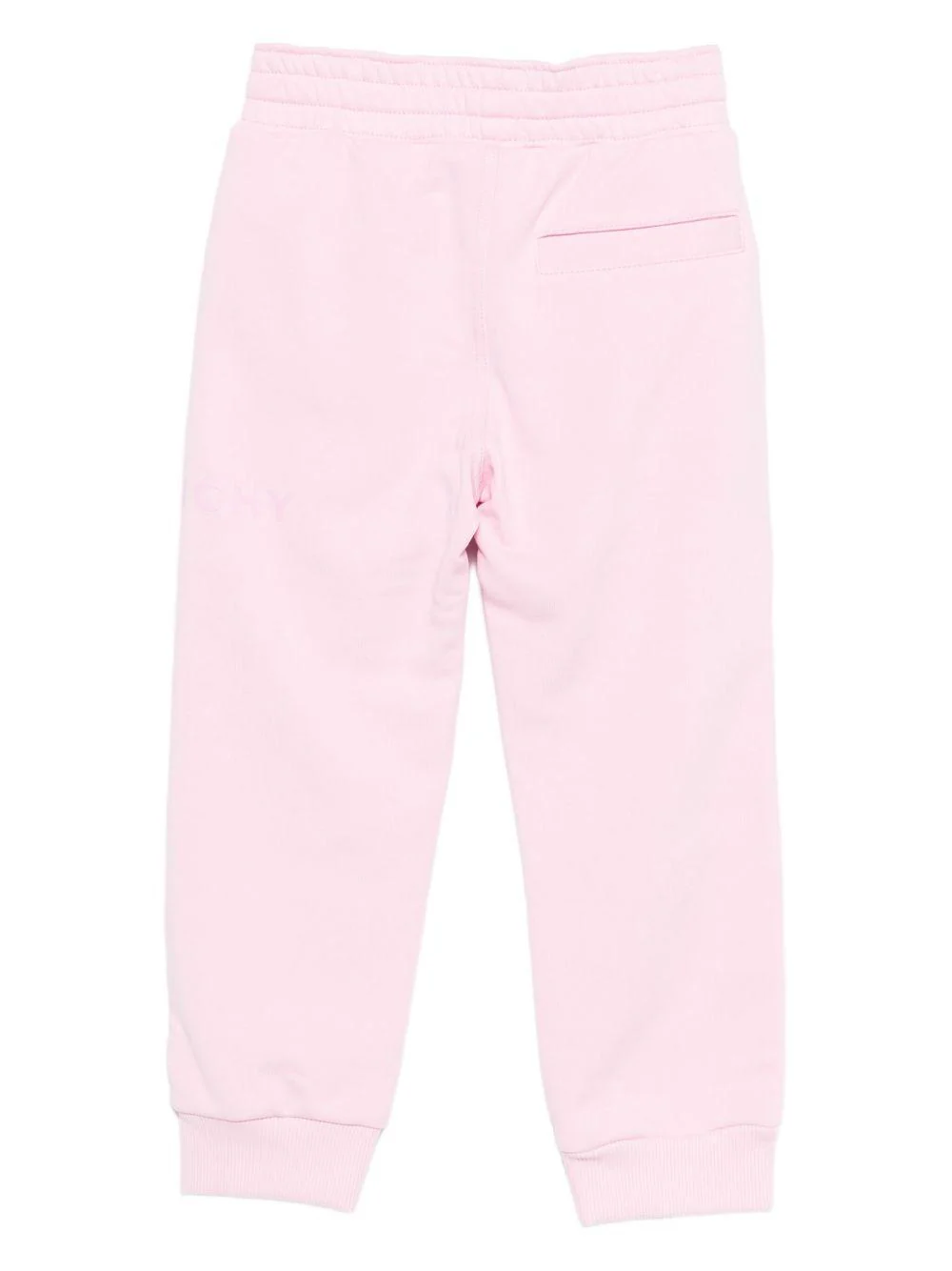 Pantaloni sportivi per bambina Givenchy Kids rosa con logo ricamato - Image 3