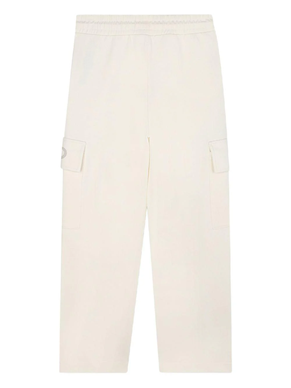 Pantaloni sportivi per bambina Michael Kors Kids bianchi con tasche cargo - Image 2