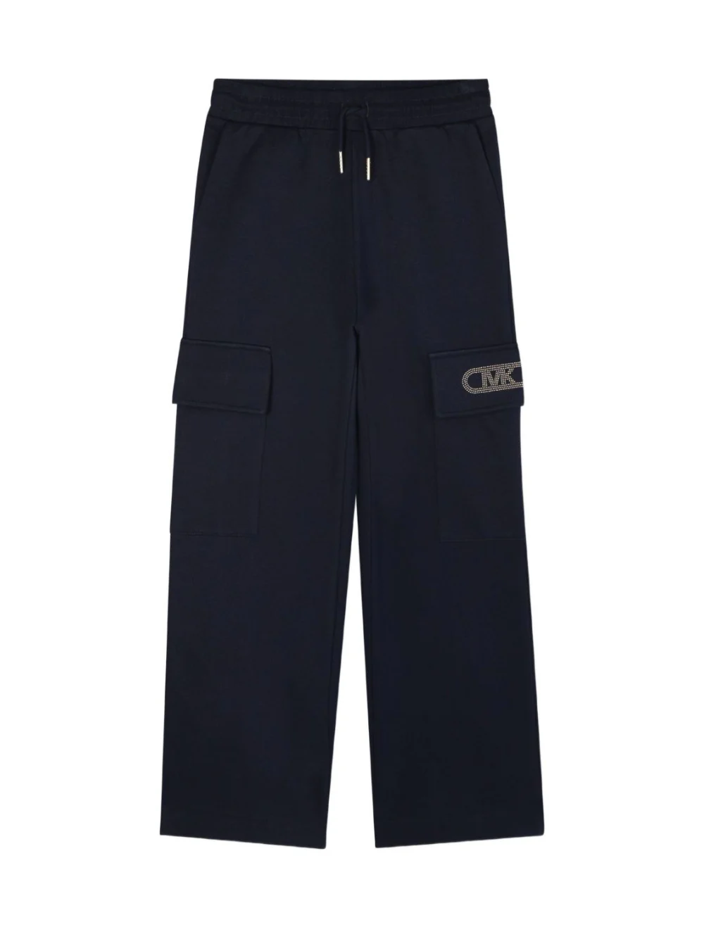 Pantaloni sportivi per bambina Michael Kors Kids blu modello cargo