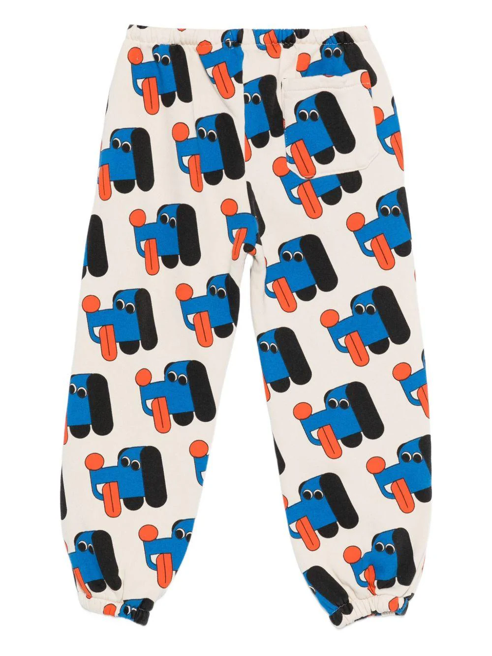 Pantaloni sportivi per bambino Bobo Choses bianco con stampa cane - Image 3