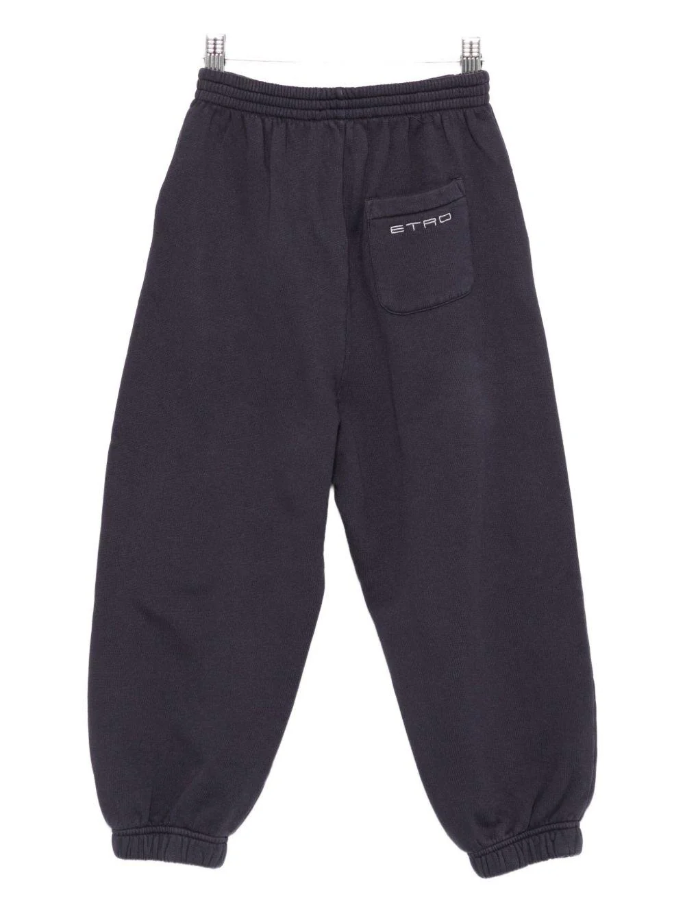 Pantaloni sportivi per bambino ETRO Kids blu con logo ricamato - Image 2
