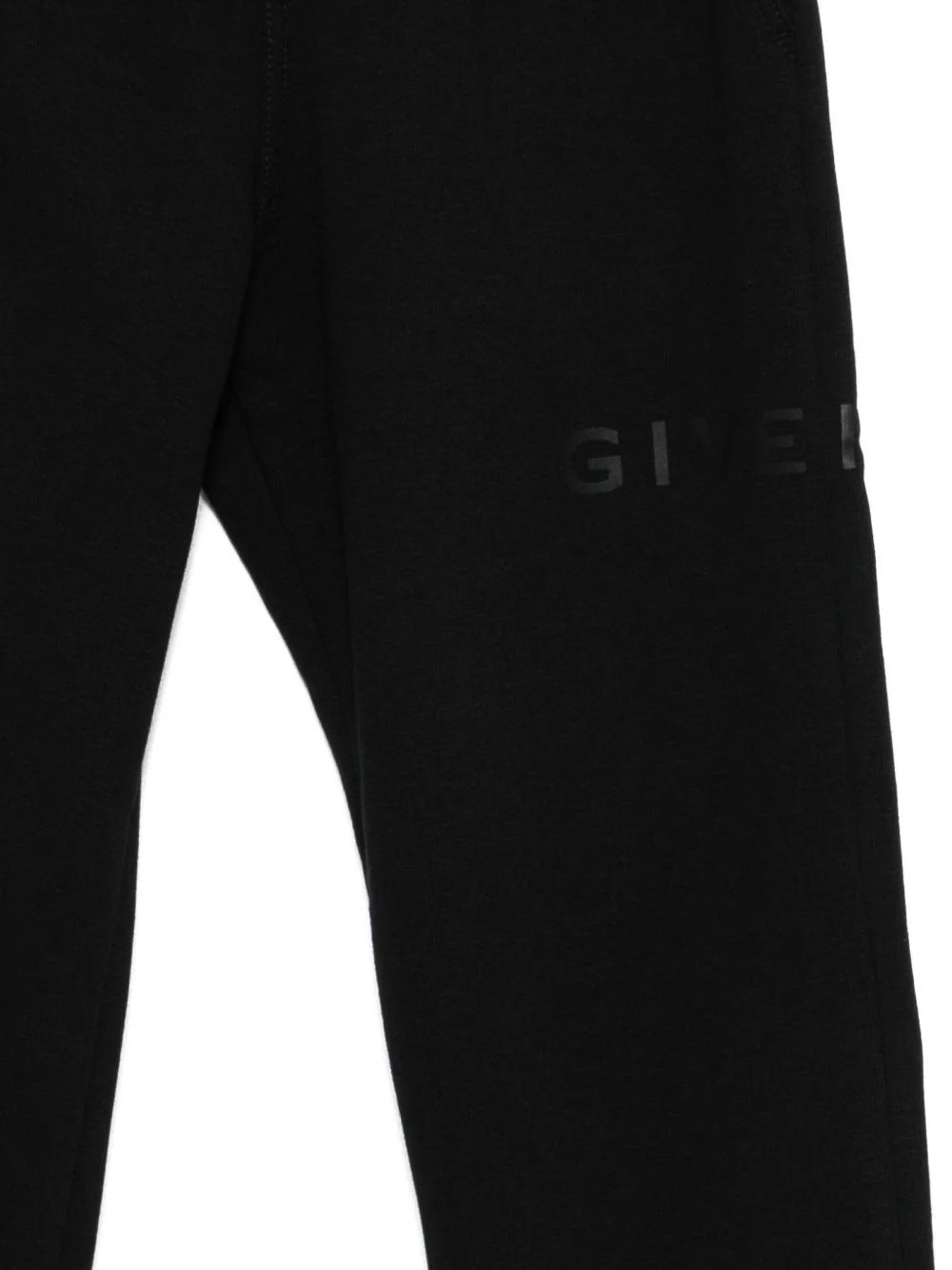 Pantaloni sportivi per bambino Givenchy Kids neri con dettaglio logo - Image 3