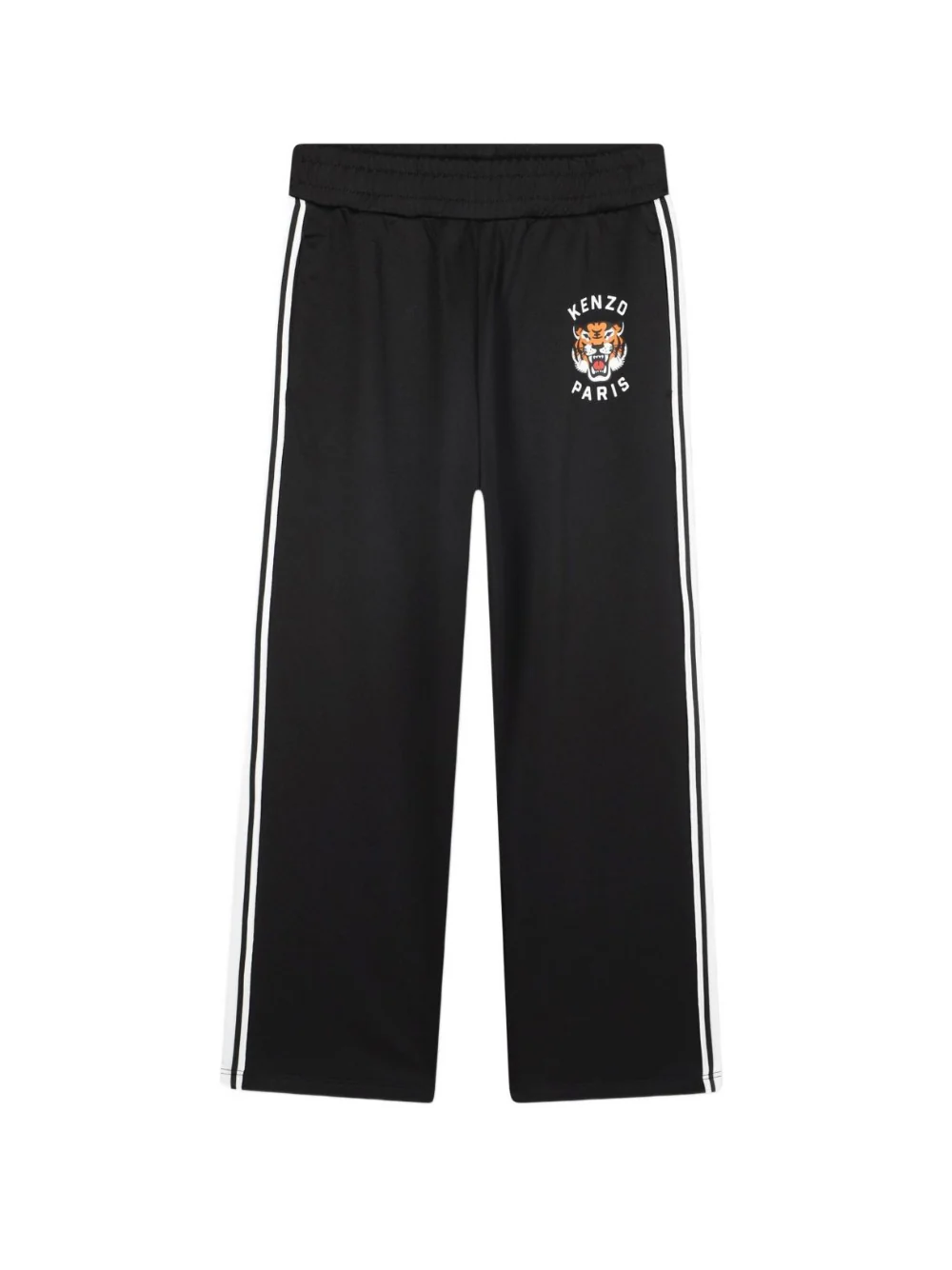Pantaloni sportivi per bambino Kenzo Kids nero con righe laterali