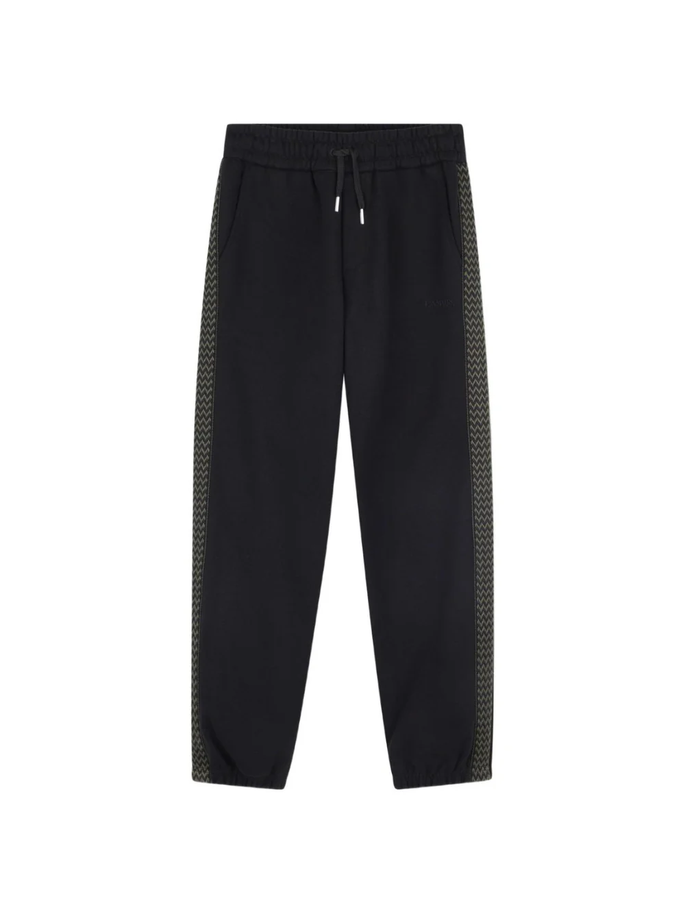 Pantaloni sportivi per bambino Lanvin Enfant nero con inserti