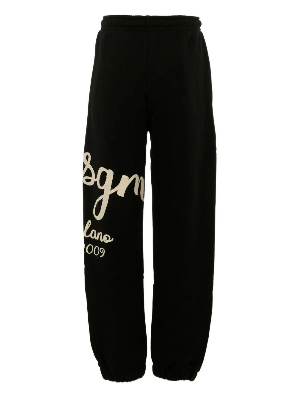 Pantaloni sportivi per bambino MSGM Kids nero con stampa del logo - Image 3