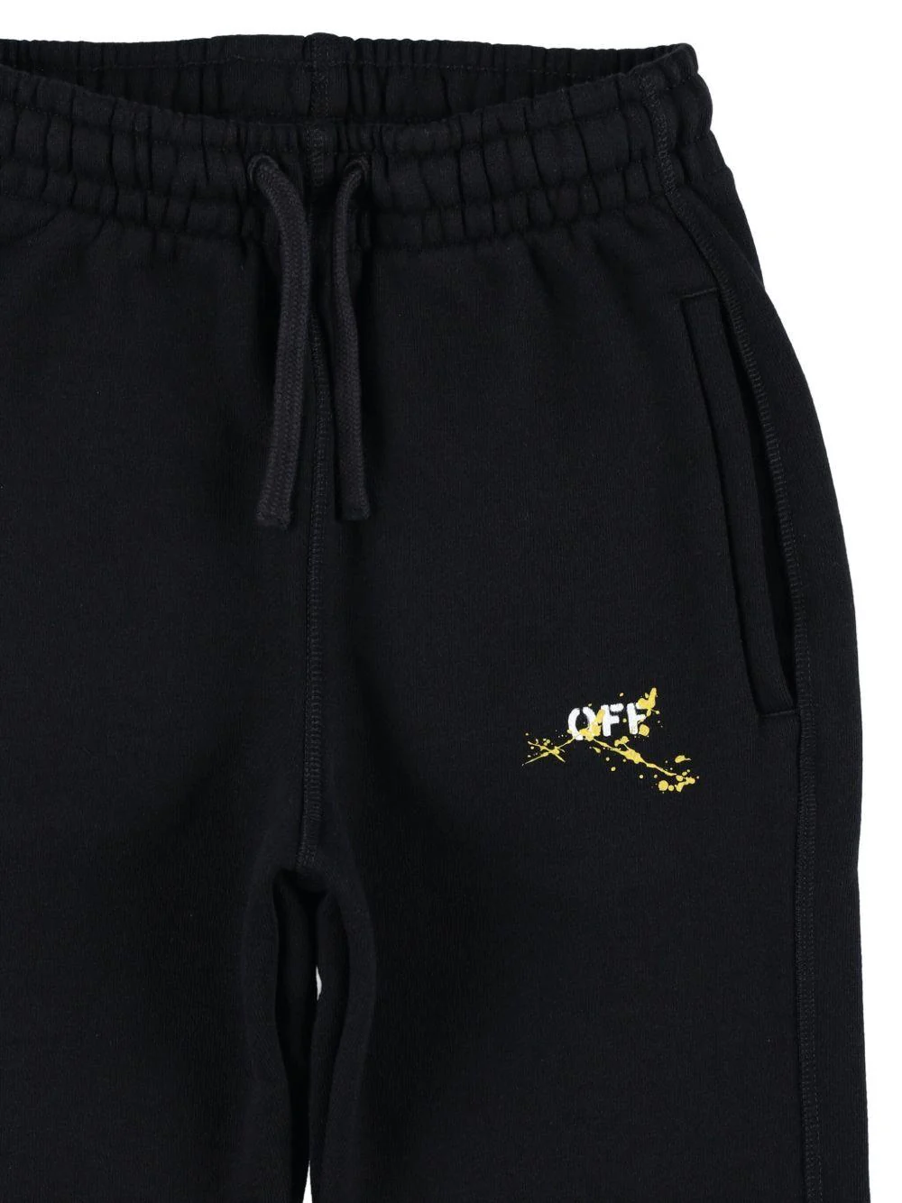 Pantaloni sportivi per bambino Off-White Kids con stampa effetto vernice spray - Image 3