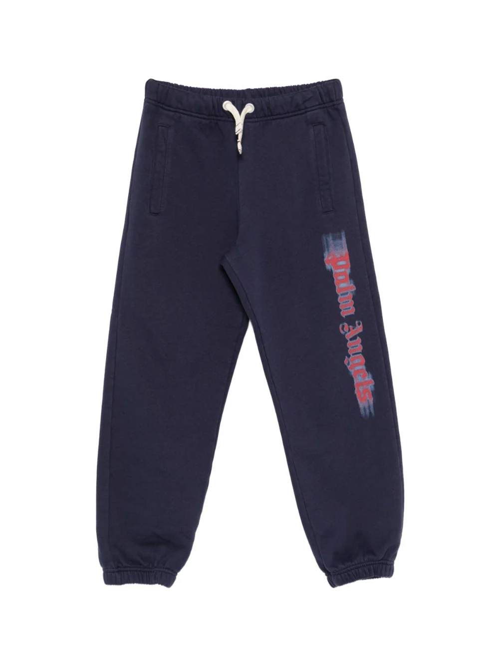 Pantaloni sportivi per bambino Palm Angels Kids blu con stampa con logo