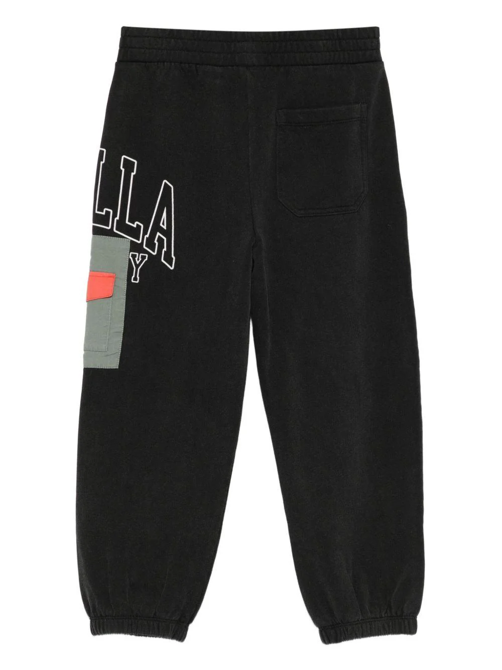 Pantaloni sportivi per bambino Stella McCartney Kids nero con logo applicato - Image 3