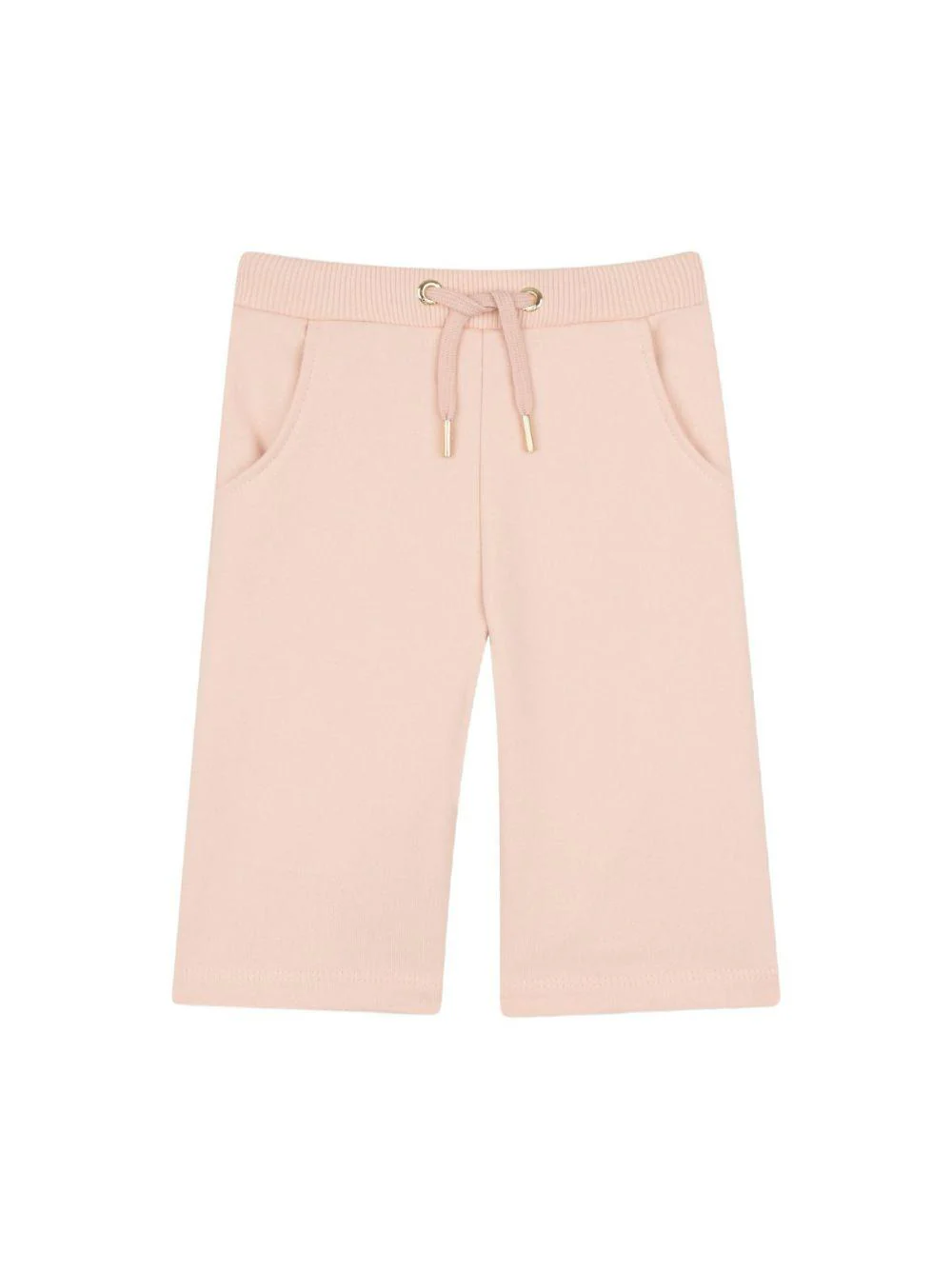 Pantaloni sportivi per neonata Chloé Kids rosa con coulisse in vita