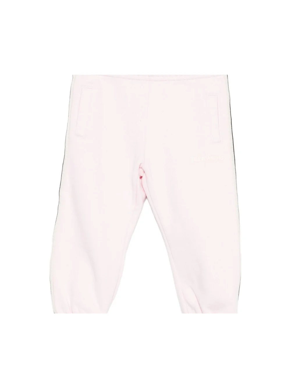 Pantaloni sportivi per neonata Palm Angels Kids rosa con vita elasticizzata