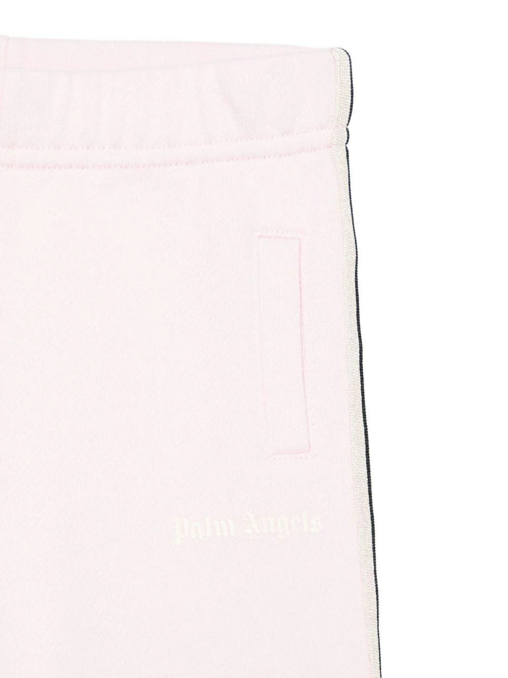 Pantaloni sportivi per neonata Palm Angels Kids rosa con vita elasticizzata - Image 3