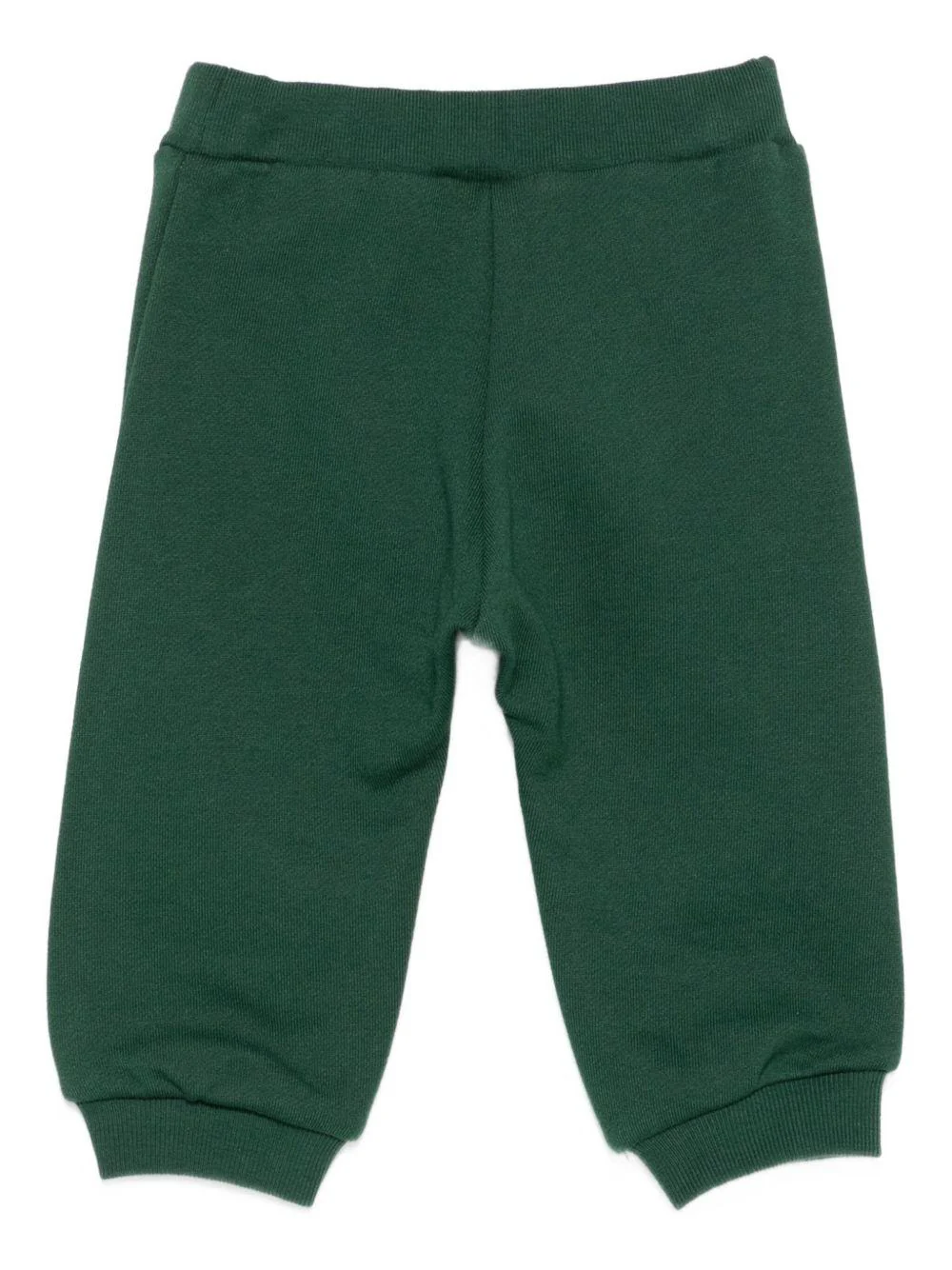 Pantaloni sportivi per neonato Fendi Kids verdi con ricamo volano - Image 2