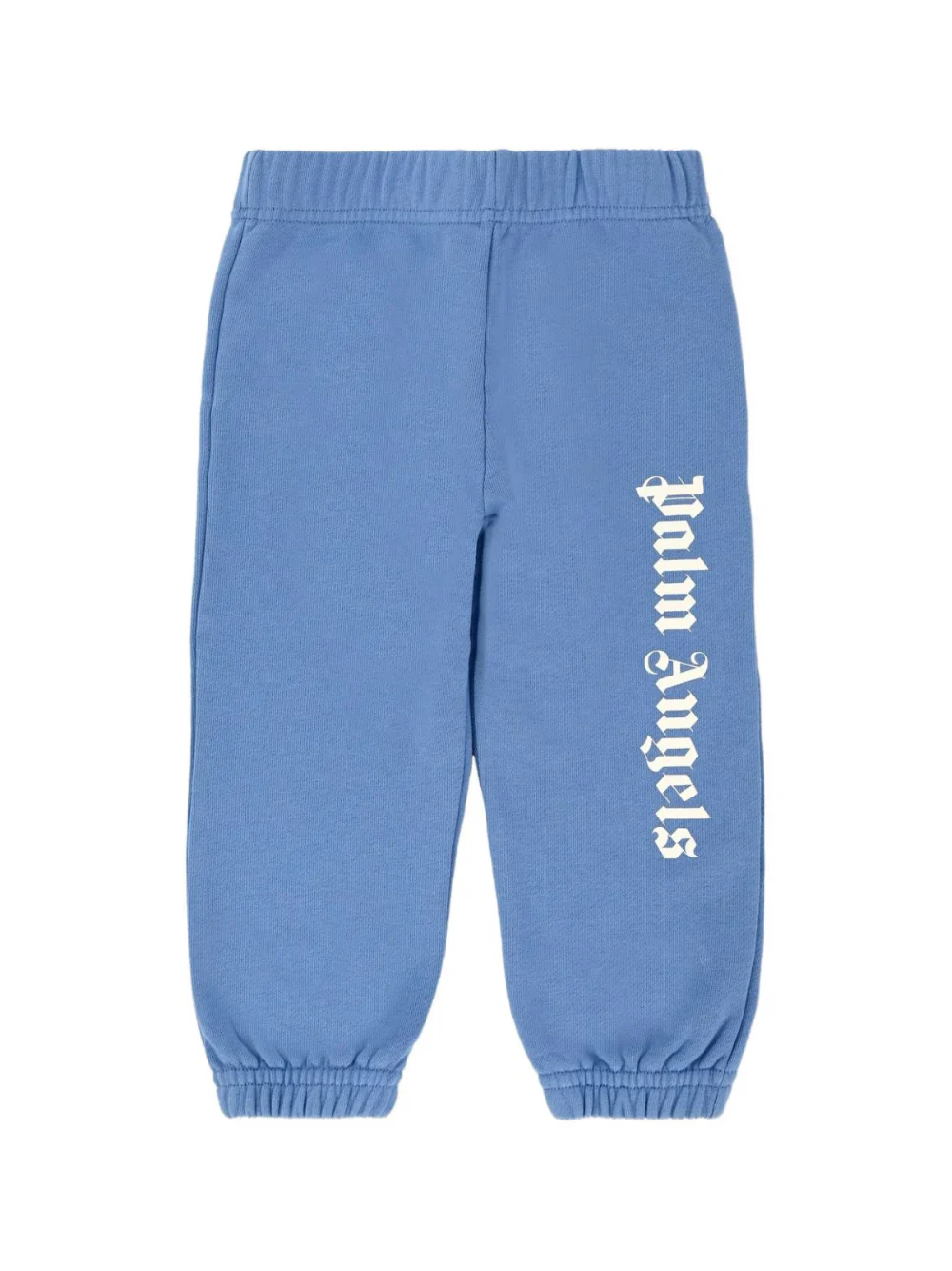 Pantaloni sportivo per bambino Palm Angels Kids azzurri con stampa logo