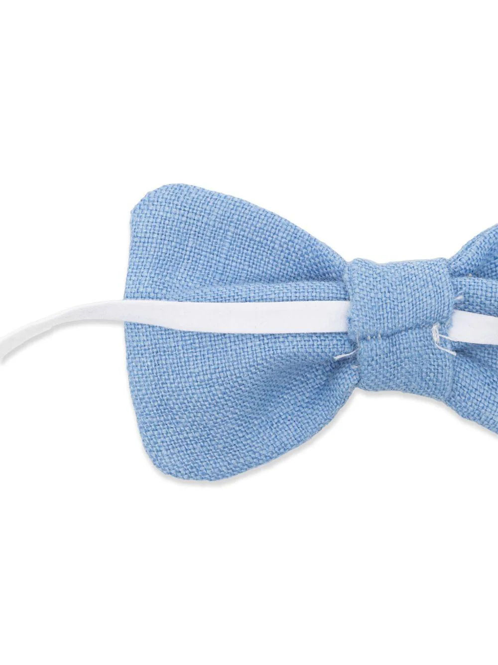 Papillon per neonato La Stupenderia blu in lino - Image 2