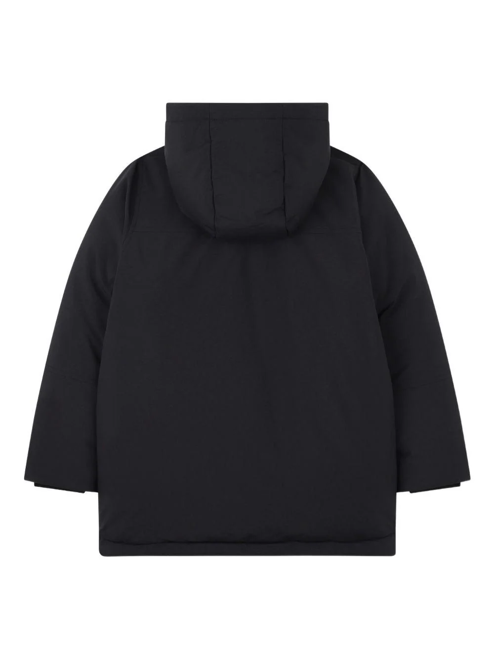 Parka imbottito per bambino BOSS Kids blu con cappuccio - Image 3