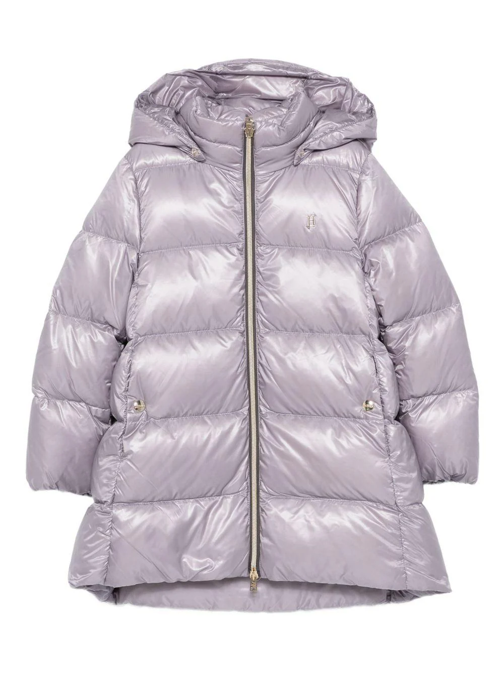 Piumino per bambina Herno Kids lilla con cappuccio
