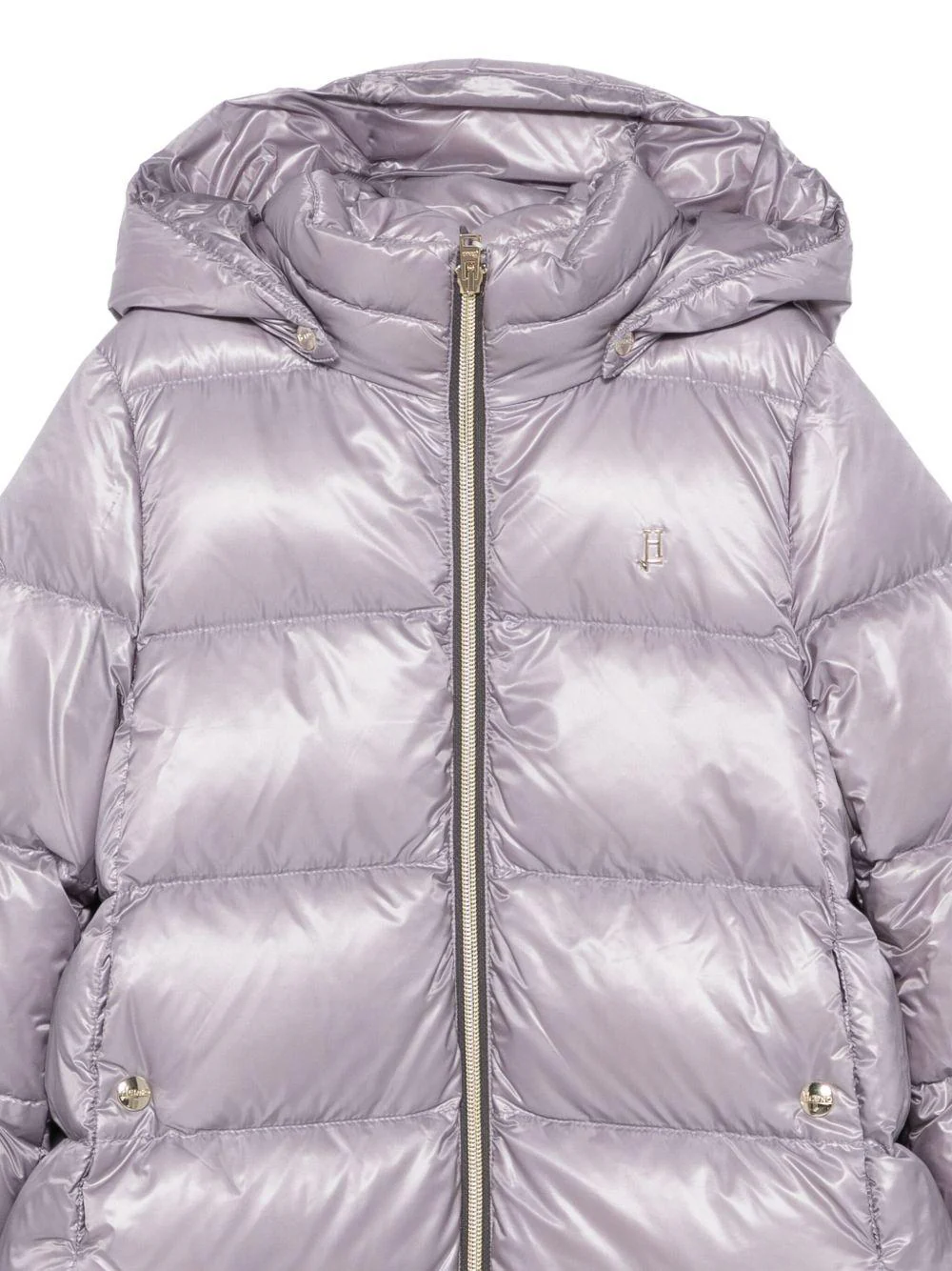 Piumino per bambina Herno Kids lilla con cappuccio - Image 3