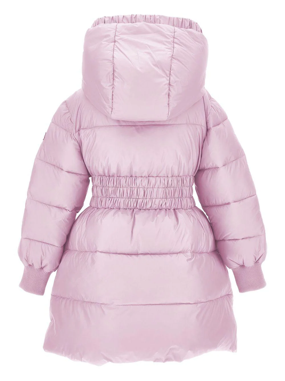 Piumino per bambina Monnalisa rosa con cappuccio - Image 2