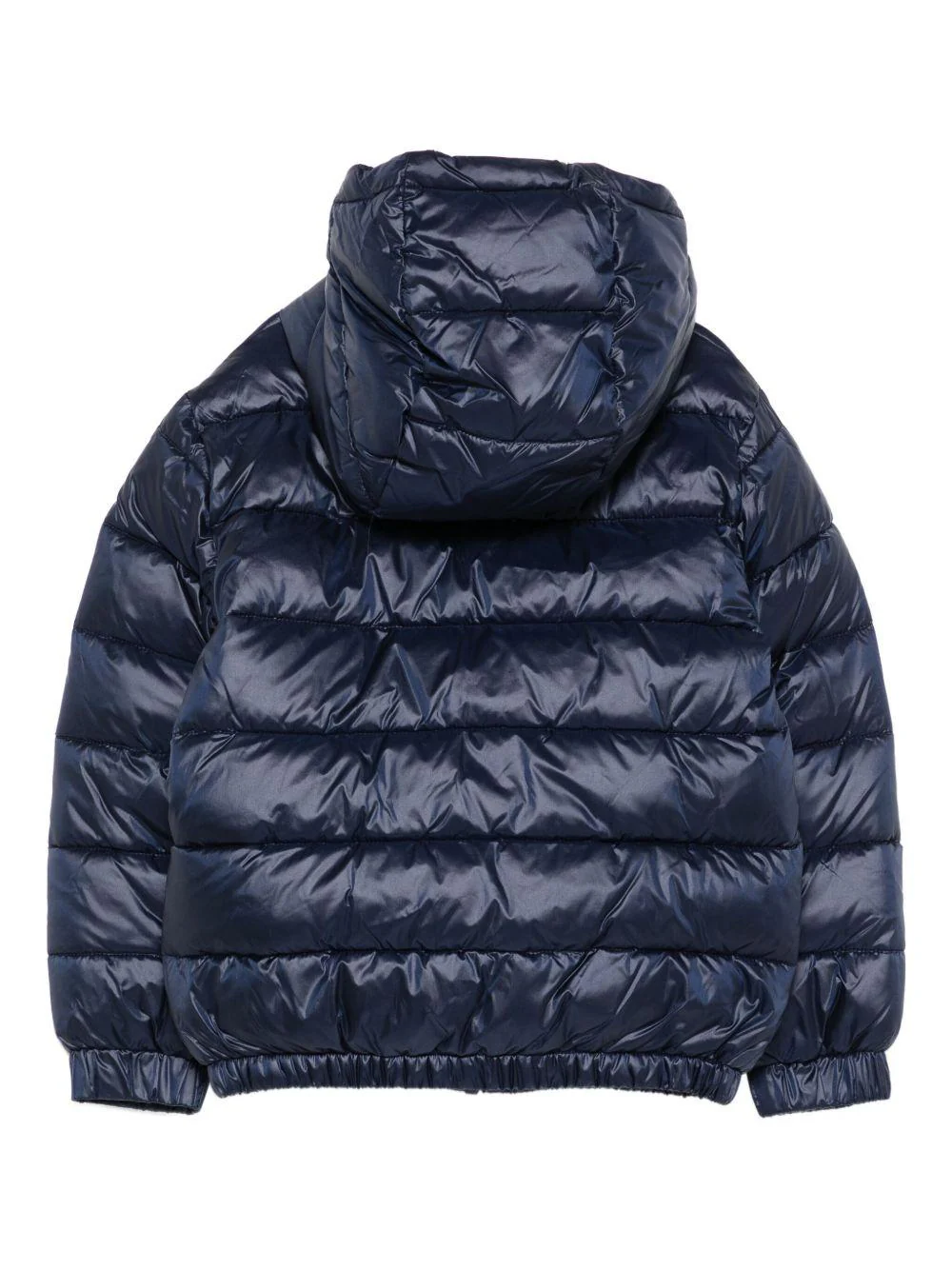 Piumino per bambini Moschino Kids blu con dettaglio logo - Image 2