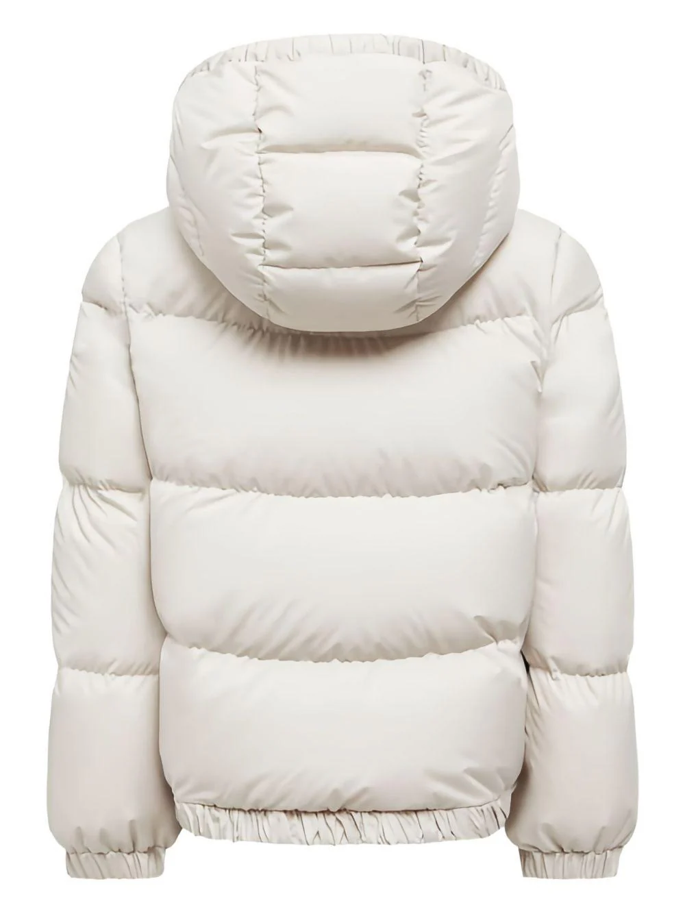 Piumino per bambino Moncler Enfant bianco con cappuccio - Image 2