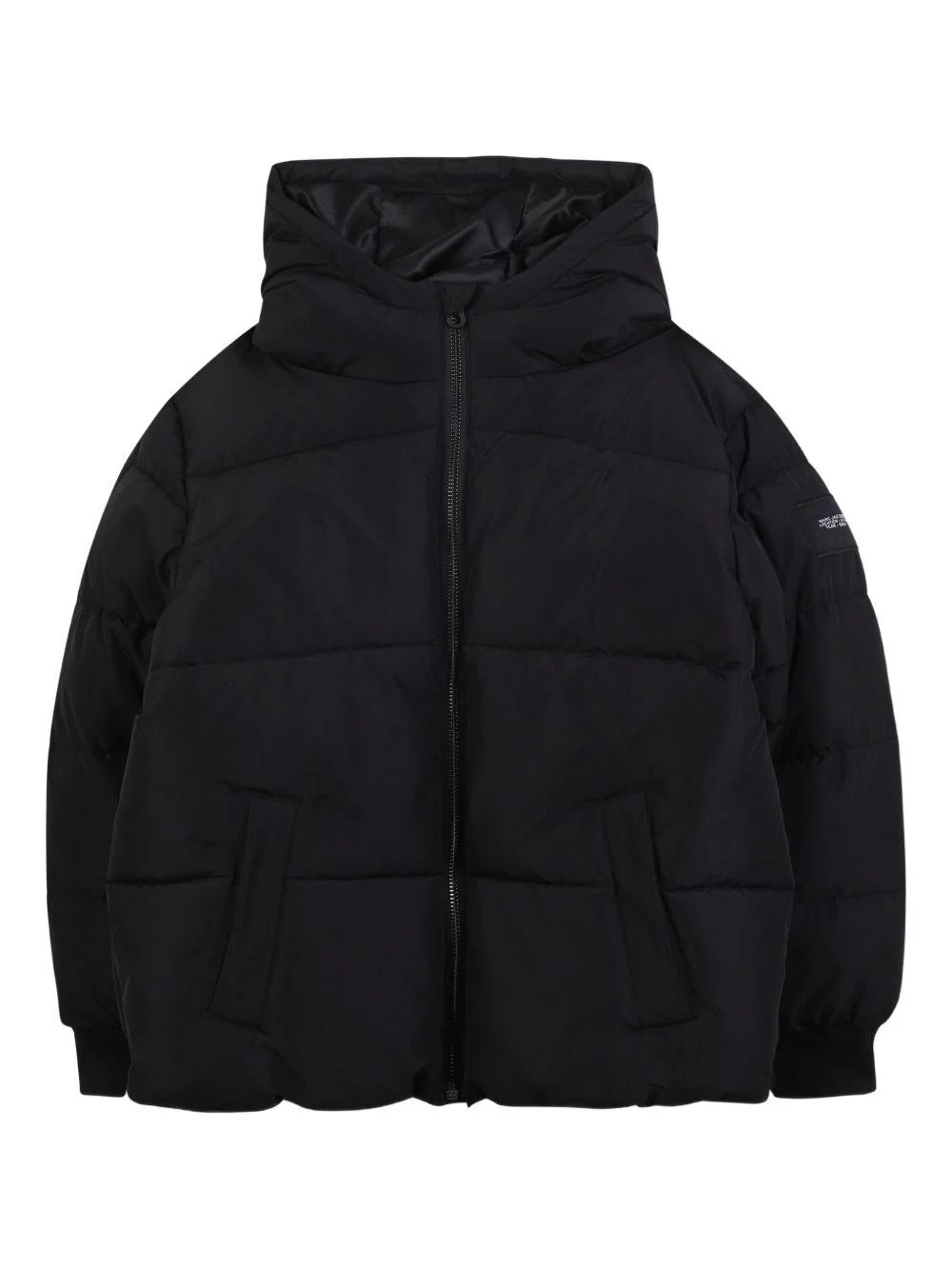 Piumino per bambino The Marc Jacobs Kids nero con cappuccio