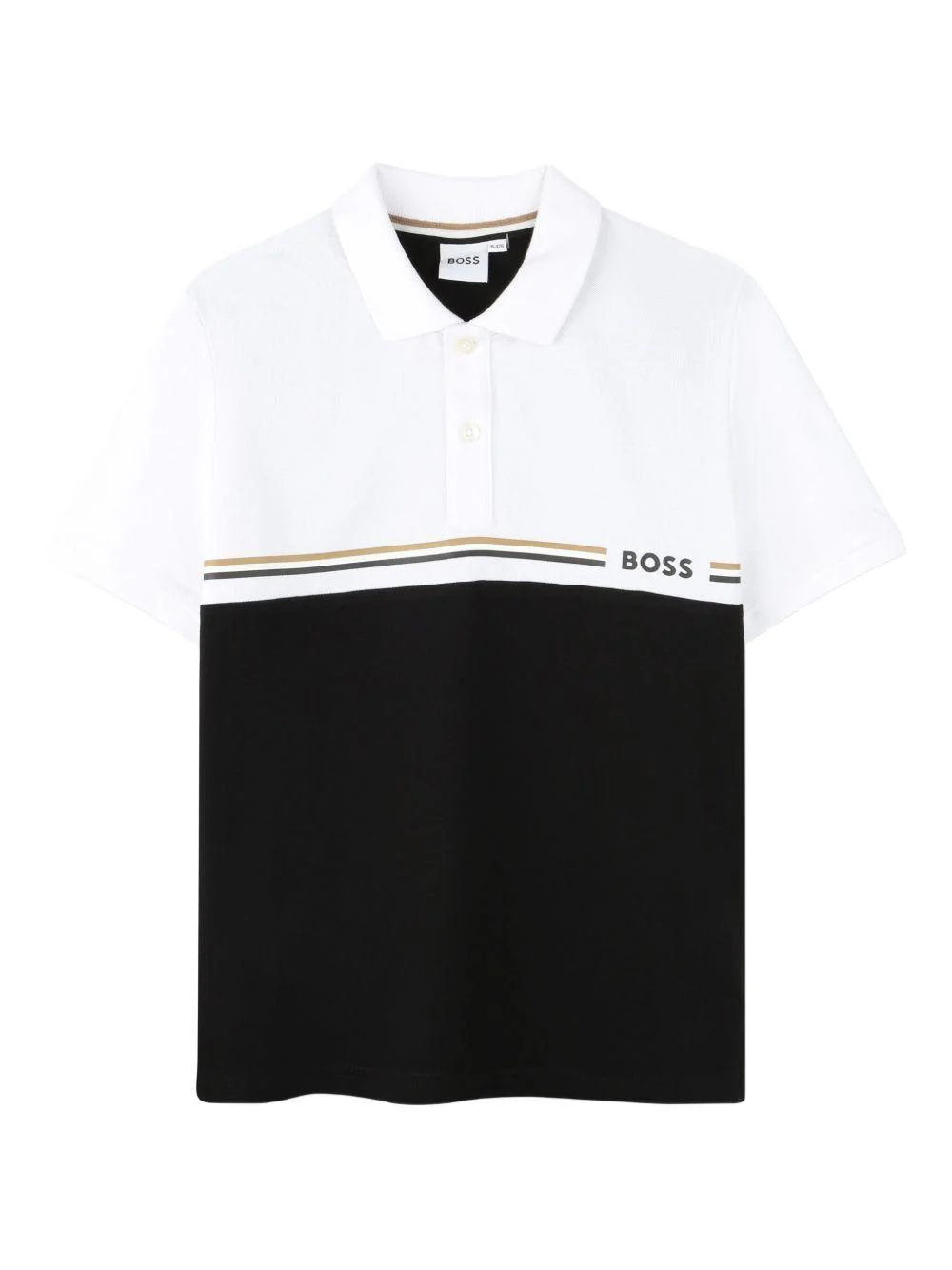 Polo per bambino Boss Kidswear multicolor con design color-block