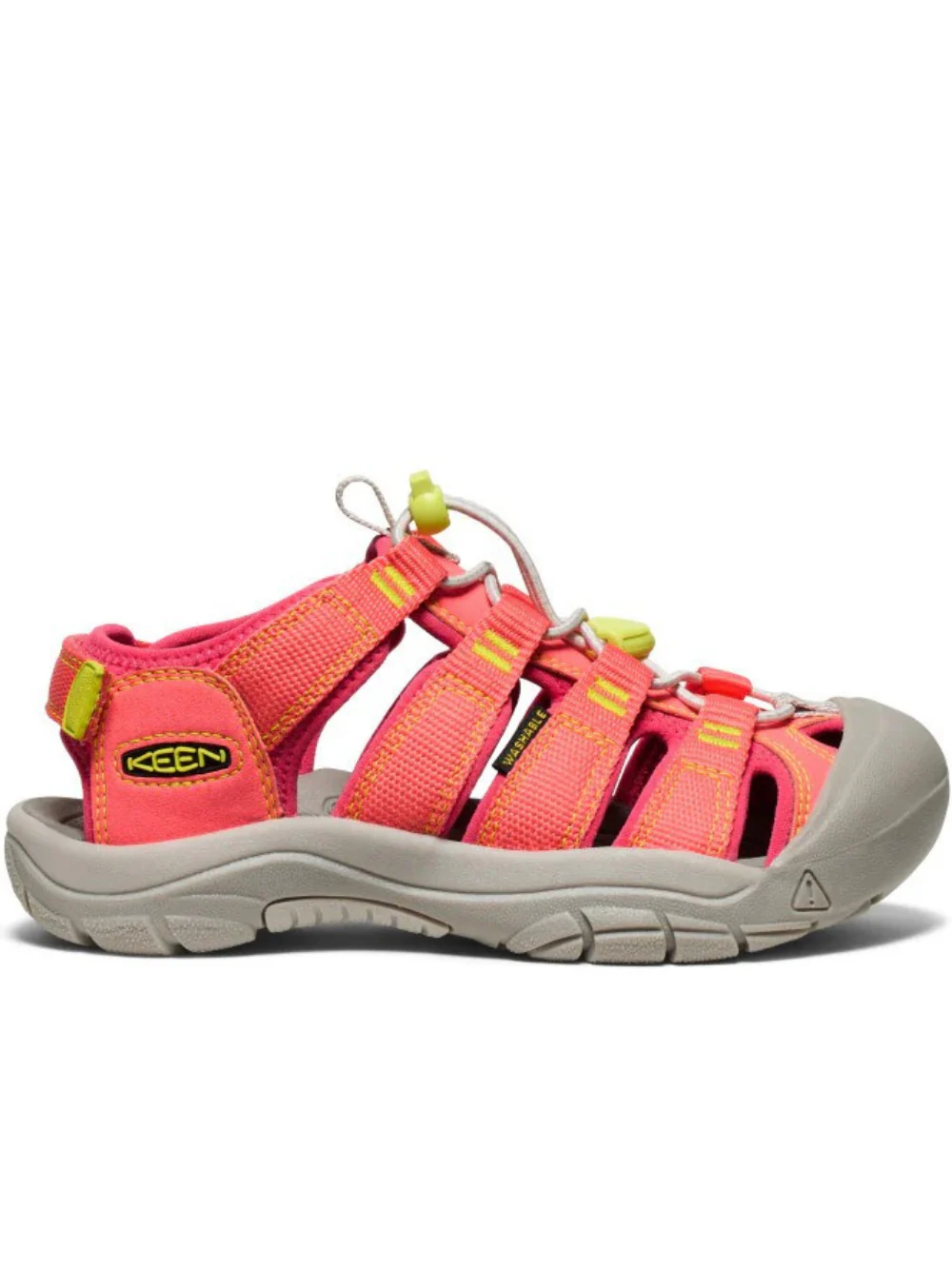 Sandali per bambino KEEN FOOTWEAR Newport Neo arancione con logo laterale goffrato