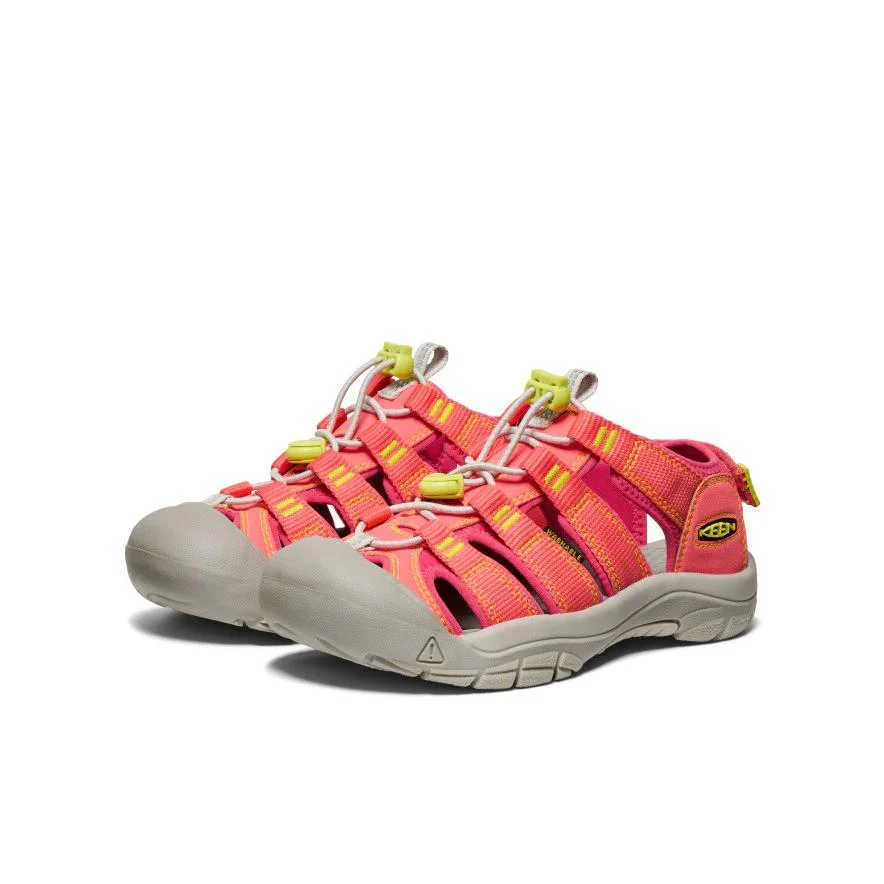 Sandali per bambino KEEN FOOTWEAR Newport Neo arancione con logo laterale goffrato - Image 3