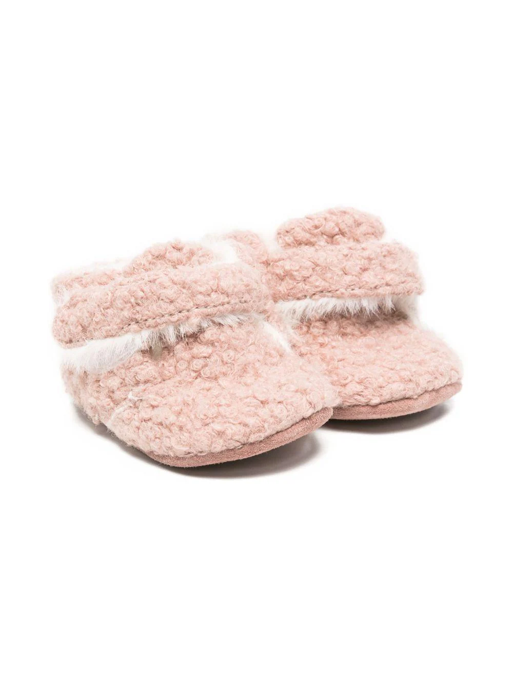 Scarpe primi passi per neonata Douuod Kids rosa con tessuto testurizzato