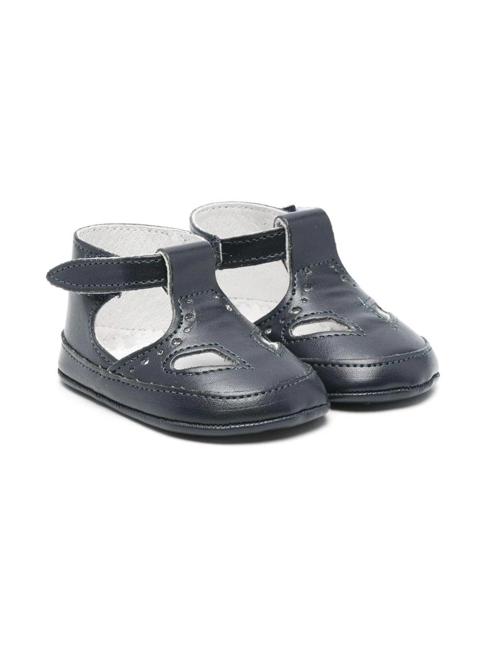 Scarpe primi passi per neonato Douuod Kids blu in pelle