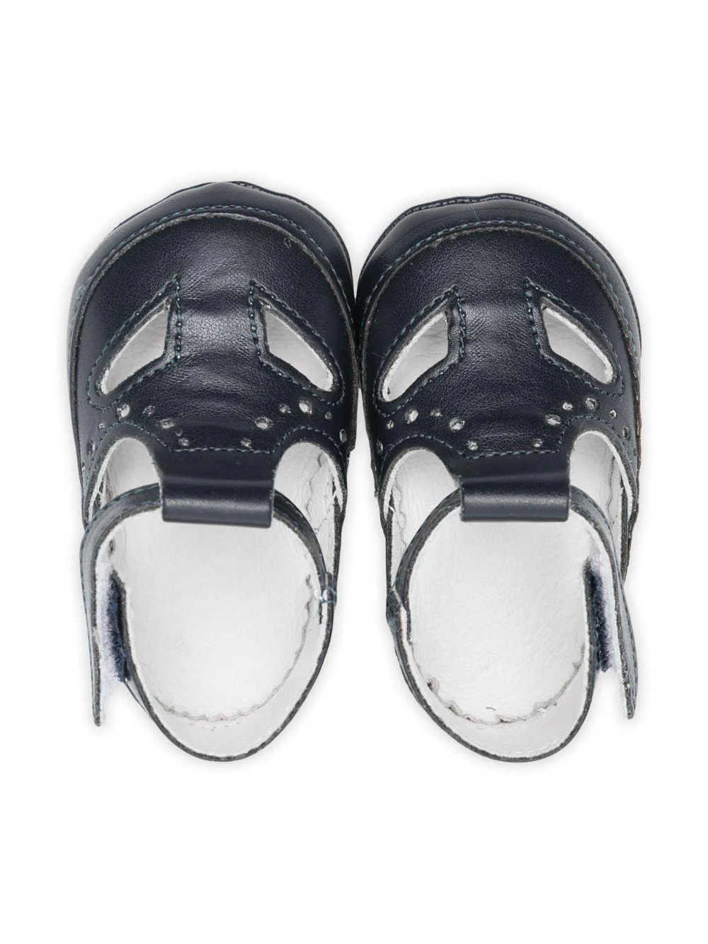 Scarpe primi passi per neonato Douuod Kids blu in pelle - Image 2
