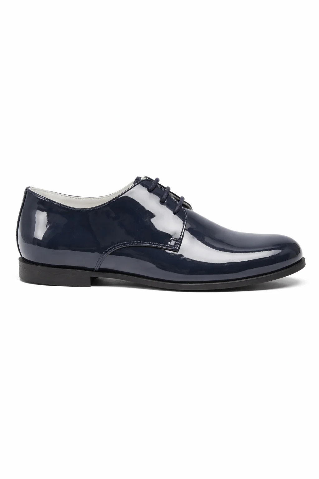 Scarpe stringate per bambino Colorichiari blu con finitura verniciata