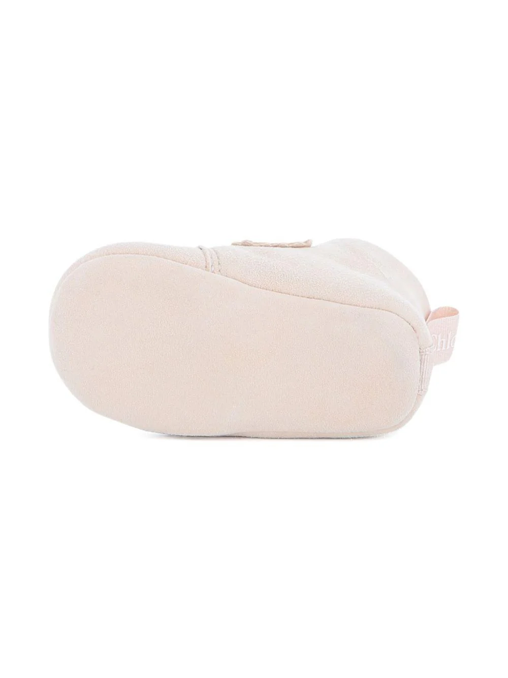 Scarpine per neonata Chloé Kids rosa con borso a smerlo - Image 4