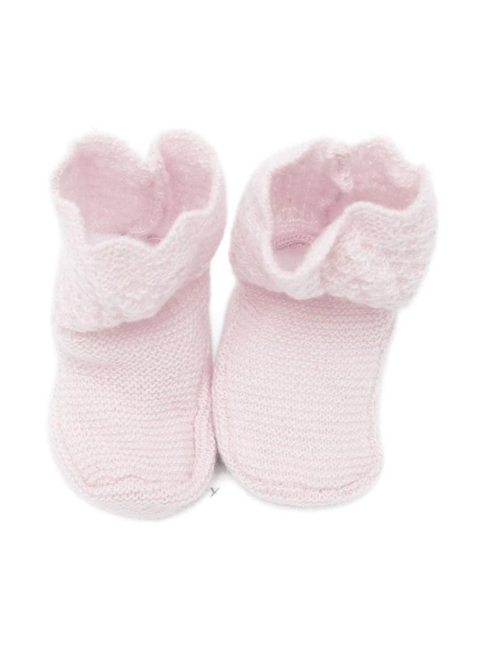 Scarpine primi passi per neonata Paz Rodríguez rosa con orlo smerlato - Image 3