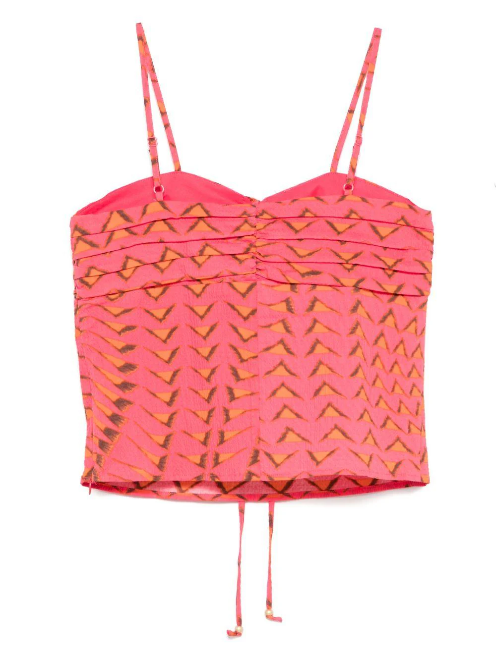 Top per donna Scotch & Soda rosa con motivo seersucker - Image 2