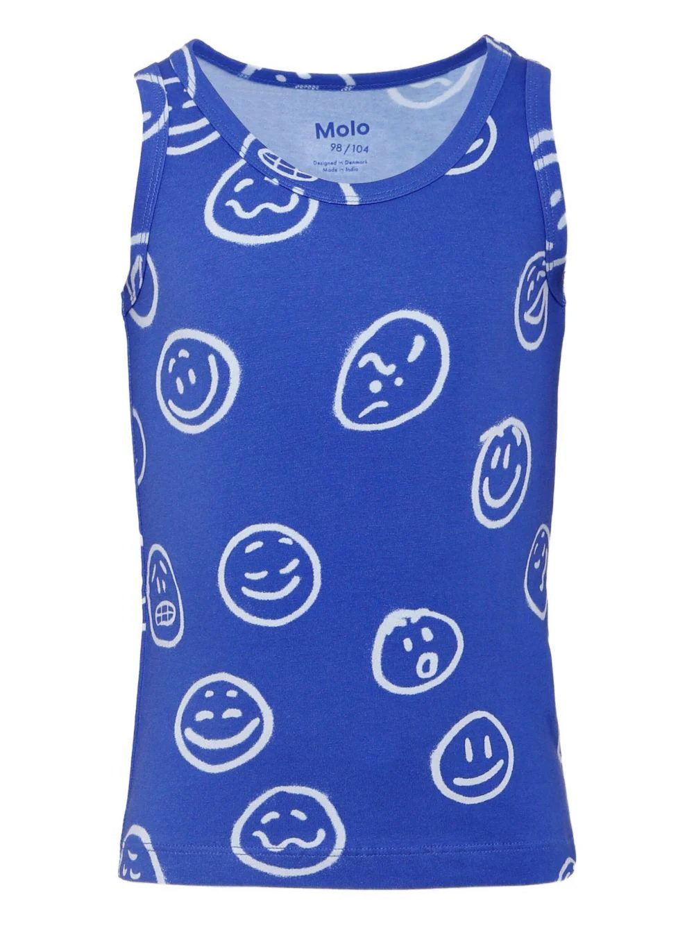 Set canotte per bambino Molo blu Jayden con motivo smiley - Image 4