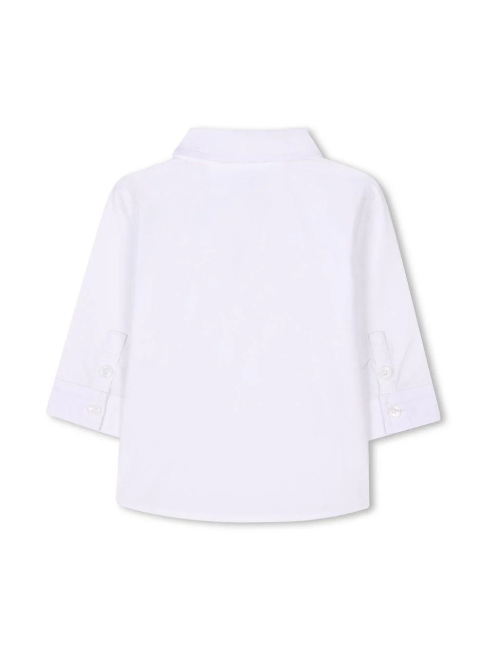 Set con pantaloni per neonato Karl Lagerfeld Kids bianco con motivo Ikonik Karl - Image 3