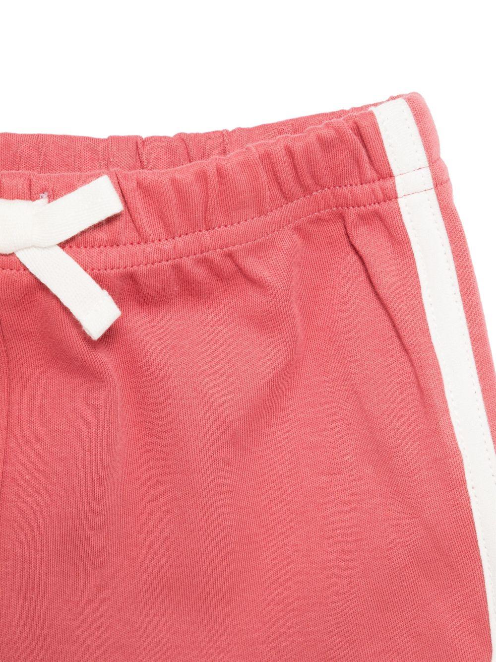 Set con shorts per neonata Polo Ralph Lauren Kids bianco con motivo Polo Bear in cotone - Image 3