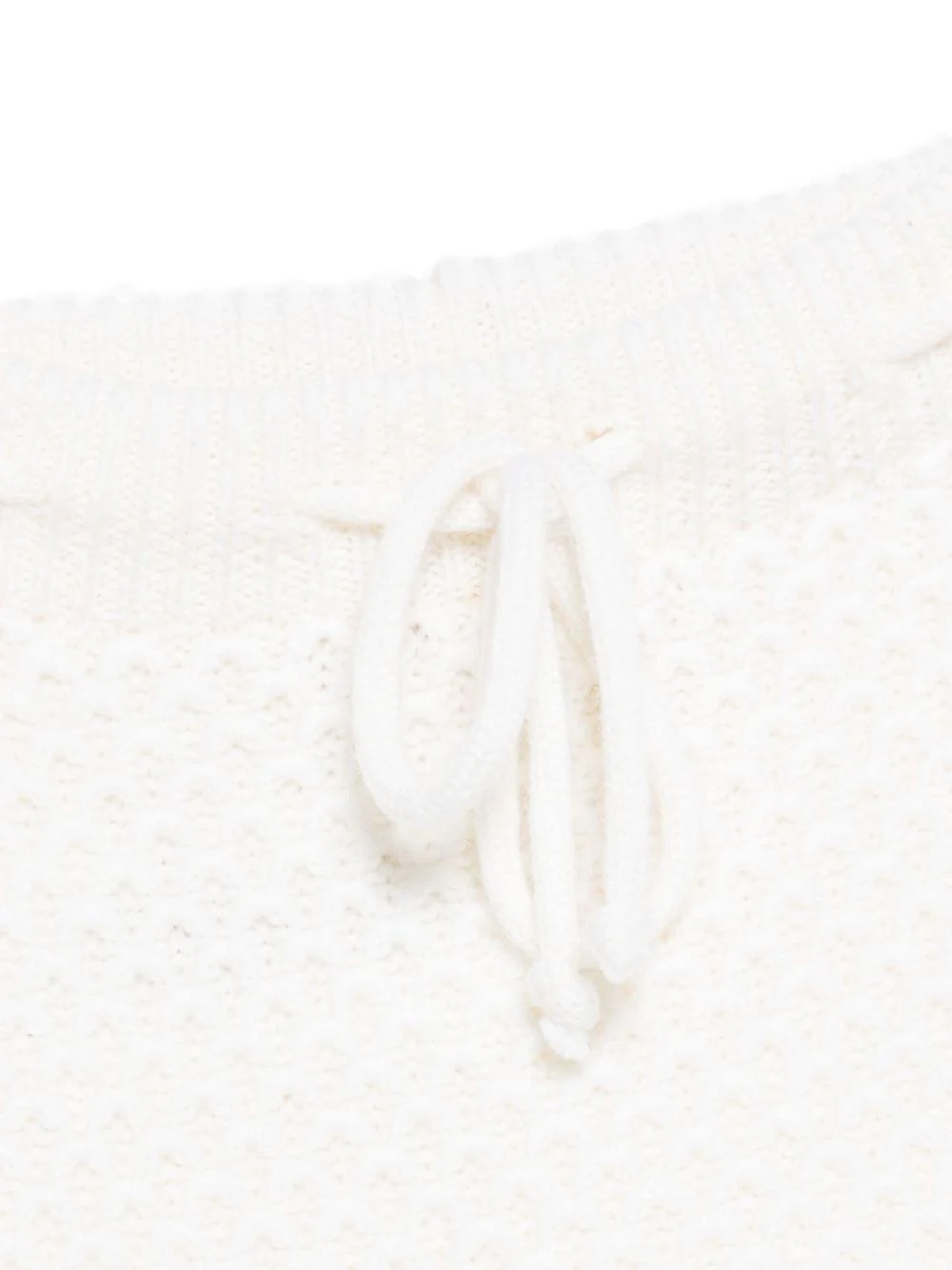 Set maglione e pantaloni per neonato Gensami Kids bianco con inserti grigi - Image 3